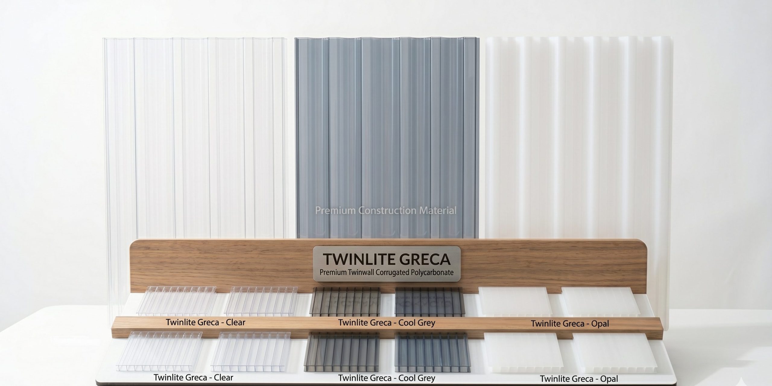 Twinlite Greca Premium Twinwall Corrugated Polycarbonate Roofing - Image 2