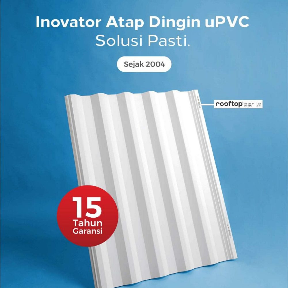 Rooftop Atap Dingin uPVC
