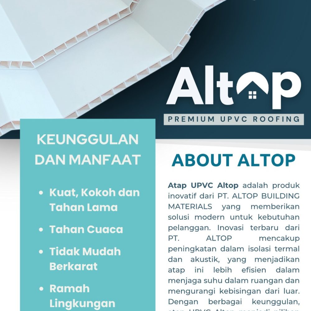Altop Double Layer Premium uPVC Roofing