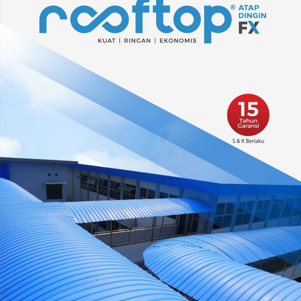 Atap uPVC Rooftop FX Atap Dingin